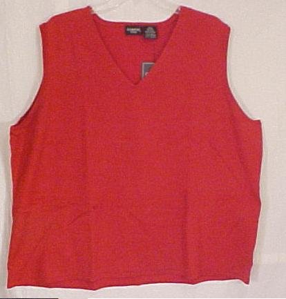 sleeveless vest sweater neck plus clothing