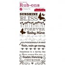 Cosmo Cricket Honey Pie Rub-ons