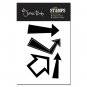 Scenic Route Arrows Stamps