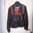 Great Custom Made Beaded Leather Jacket