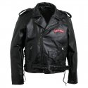 Leather Motorcycle Jacket-XXXLarge