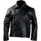 Pebble Grain Genuine Leather Jacket-XXXLarge