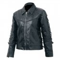 Pebble Grain Ladies Leather Jacket-XLarge