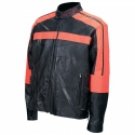 Rock Design Genuine Buffalo Leather Motorcycle Jacket-XXLarge