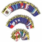77pc Embroidered State Flag Patch Set