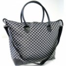 Checkered Tapestry Shopping Bag