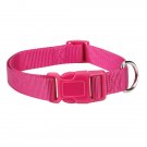Raspberry Pink Sorbet Fashion Nylon Adjustable Dog Collar 18"-26" Neck
