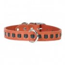 Brown And Black Dreamweaver Leather Dog Collar 18