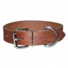 Bully Extra Heavy Oiled Leather Dog Collar 30