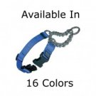Adjustable Chain Martingale Collar baby blue