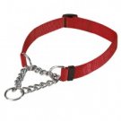 Red Chain Martingale Adjustable Dog Collar 13-18