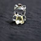 Real crystal kitty in yellow