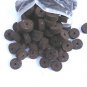 100 BURL CORK RINGS 11/4"X1/2" BURNT  BORE 1/4" - FREE SHIPP