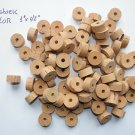 100 CORK RINGS OVERSTOCK FLOR 1 "X1/2" BORE 1/4" - FREE SHIP WORLDWIDE!!!!