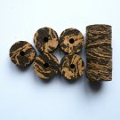10 BURL CORK RINGS 1 1/4"X1/2" NIGHTFALL  BORE 1/4" ..