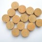 30 CORK RINGS 1 1/4"X1/2"  BORE 1/4"  FLOR BLACK STAINS