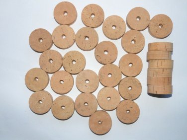 30 CORK RINGS 1 1/2"X1/2" GRADE EXTRA BORE 1/4"