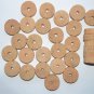 30 CORK RINGS 1 1/2"X1/2" GRADE EXTRA BORE 1/4"