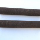 2 BURL CORK STICKS/HANDLE/GRIPS 7.0"X1 1/8"  BURNT  BORE 1/4"