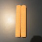 2 AGGLOMERATED CORK STICKS/HANDLE/GRIPS 7.5"X1 1/8"  FINE GRAINE  BORE 1/4"