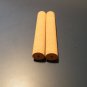 2 AGGLOMERATED CORK STICKS/HANDLE/GRIPS 7.5"X1 1/8"  FINE GRAINE  BORE 1/4"