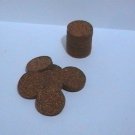 12 RUBBERIZED CORK RINGS 11/4"X1/4" NO  BORE RED