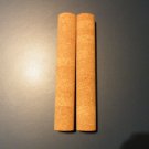 2 AGGLOMERATED CORK STICKS/HANDLE/GRIPS 7.5"X1 1/8"  LARGE GRAIN  BORE 1/4"