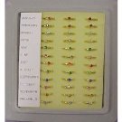 Birthstone Rings 24 Wholesale Display Packs