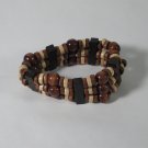 Elastic Wood Bead Bracelet