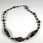 16" Mukwa and Umuseshi mixed bead necklace