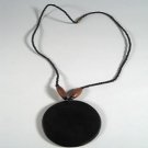 18" Necklace. Handmade necklace with mixed beads and wood beads. with 2x2x1cm mukwa pendant40[1].JPG