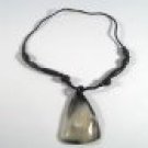18" Necklace with  Pendant (2.5 in. x 1.5 in.) Umuseshi mixed Esolo seeds and Umusuku tree