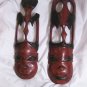 Hand carved African masks