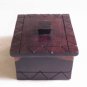 Handmade African wood box.