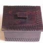 Handmade African wood box.