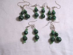 Malacite earrings