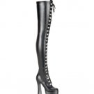 Indulge - Platform Boots Thigh High 5" Stretch Platform Thigh Boot