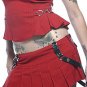 Lip Service Gangsta Pranksta Pleated Mini Bondage Skirt