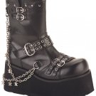 "Clash" Visual Kei Platform Ankle Chain Boots