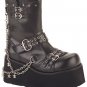 "Clash" Visual Kei Platform Ankle Chain Boots