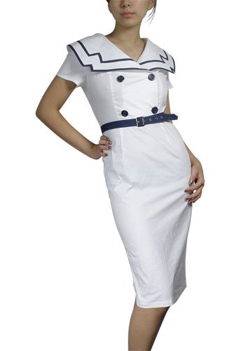 Vintage Style Retro Sailor Dress