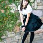 Button Accent Underbust Ruffle Tiered SKirt