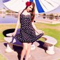 Polka Dot Rockabilly Pin-up Style Dress