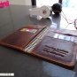 genuine natural leather case for iphone 5 s 3 4 s book wallet cover pouch handmade cards id