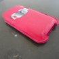 genuine leather case fit iphone 4s cover purse pouch s 4 pink 3g 4g woman style free shipping !