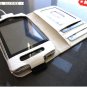 genuine real leather case fit iphone 4s cover s 4 book wallet 3 cards WHITE 3s g free shipping !
