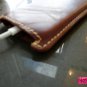 genuine real leather handmade case fit iphone 5 s cover slim purse RETRO style TOP free shipping