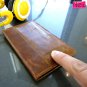 genuine natural soft leather case FIT HTC evo 4g book wallet cover slim pouch id