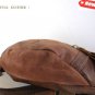 Genuine Natural Leather Wallet Bag + Starp Man Waist Pouch Sling Backpack Cellphone