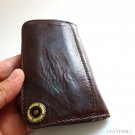 genuine leather case for iphone 5S book wallet cover 4s 4 3gs handmade retro ip53